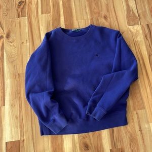 Polo crew neck sweatshirt